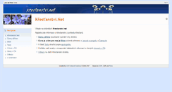 Desktop Screenshot of krestanstvi.net