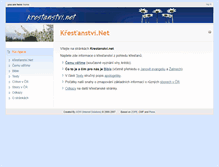 Tablet Screenshot of krestanstvi.net